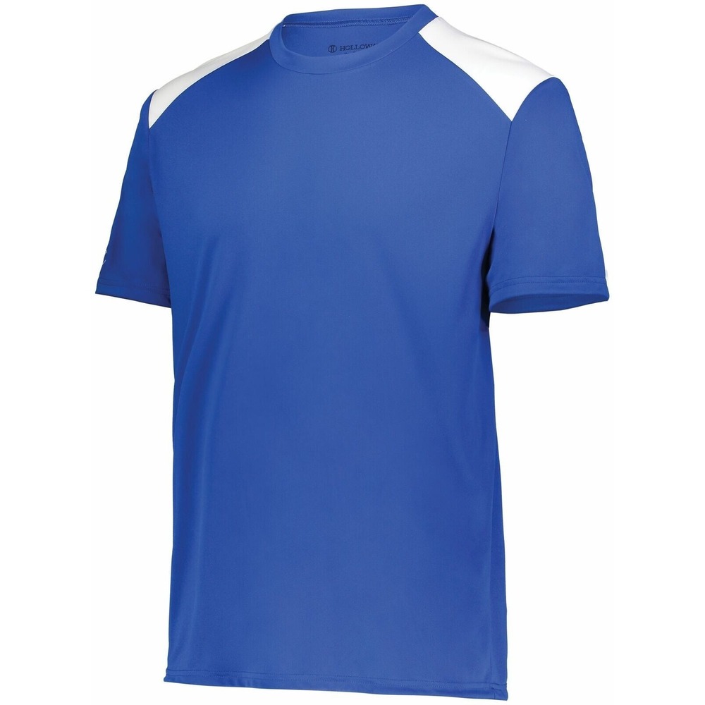 Holloway Men's Momentum 100% Polyester Interlock Moisture Wicking Royal Blue - M